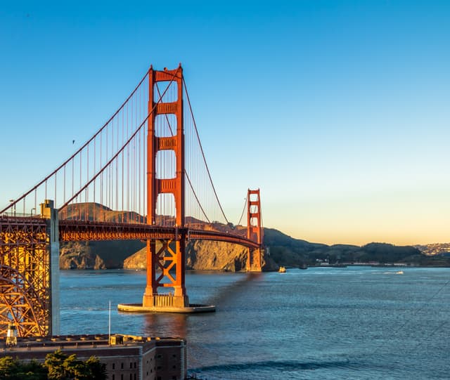 Golden Gate Bridge at Sunset